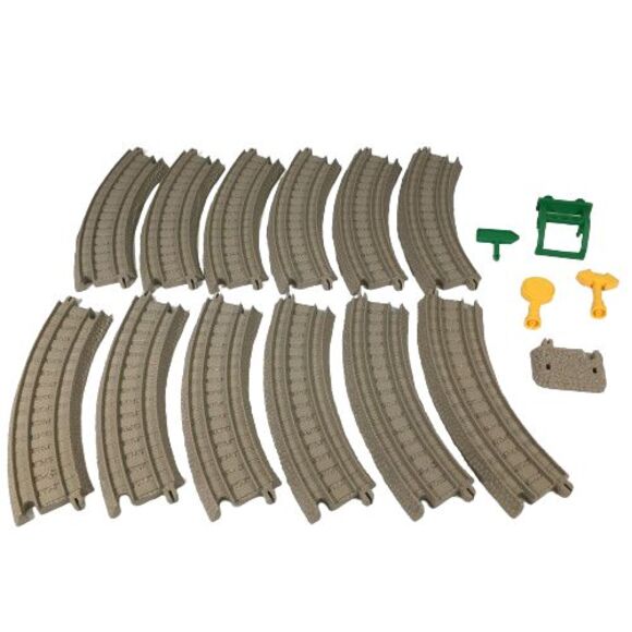 Thomas the Train Trackmaster Curved 7" Bumper Signs Replacement Expansion Track - Picture 2 of 7
